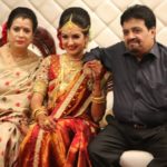 Kingkini Bhattacharya with her parents