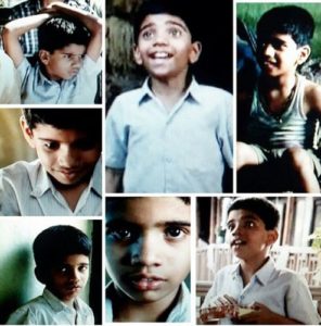 Madan Deodhar as a child artist