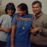 Nia Sharma (Childhood) with her parents