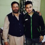 Prateek Singh Rai with his father