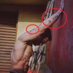 Pratik Sehajpal's tattoo on the right wrist and bicep