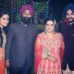 Rabby Tiwana with his parents and sister