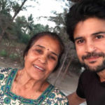 Rajeev Khandelwal with his mother