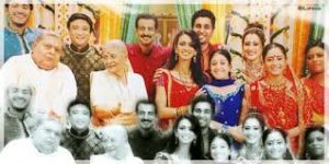 Sameer Khakhar with the cast of Imagine TV's show 'Bandini'