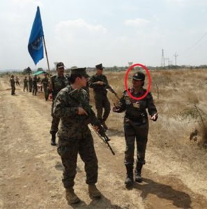 Sophia Qureshi during UN Peacekeeping Opereation