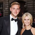 Stuart Broad and Bealey Mitchell