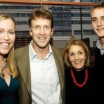 Stuart Broad with his family