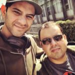 Arjun Mathur with his brother Gautam Mathur