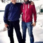 Arjun Mathur with his father Rakesh Mathur