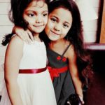 Ayat Shaikh with her sister Ayra Shaikh