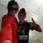 Damanpreet Singh with his mother
