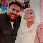 Hardeep Gill with his mother