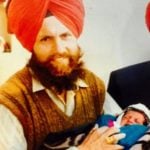 Karan Aujla with his father (Childhood Picture)