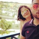 Karan Aujla with his girlfriend