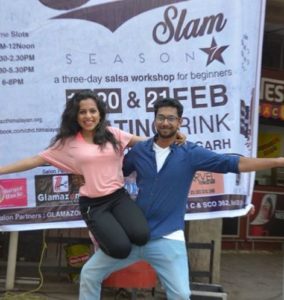 Manleen Rekhi performing Salsa dance