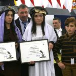 Nadia Murad was awarded Sukharov award with Lamiya Aji Bashar in 2016