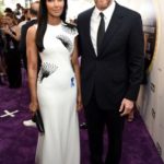 Padma Lakshmi with Adam Dell