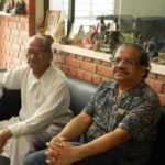 Ram Sutar (left) with his son Anil (right)
