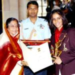 Saina Nehwal received Arjuna Award