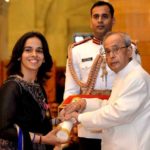 Saina Nehwal received Padma Bhushan Award