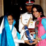 Saina Nehwal received Padma Shri Award