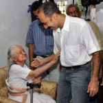 Sanjay Bhatt with his mother