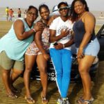 Shimron Hetmyer's mother, brother and sisters