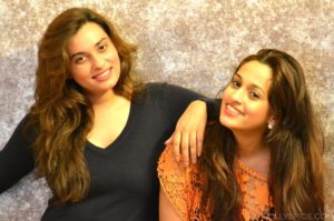 Shweta Pandit with her sister