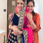 Yuvika Chaudhary with her Mother