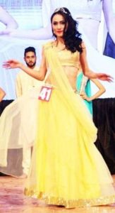 Aaslesha Thakuri doing modelling