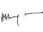 Abhay Singh Chautala's Signature