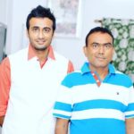 Abhinav Anand with his father