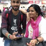 Abhinav Anand with his mother