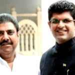 Ajay Singh Chautala with Dushyant Chautala