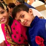 Alefia Kapadia with her son Armaan