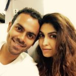Anusha Mani with her husband