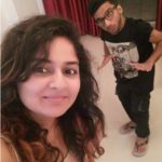 Arun Kushwaha with his sister