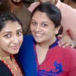 Bhoomi Trivedi with her sister