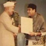 Bhupen Hazarika receiving Dadasaheb Phalke Award 