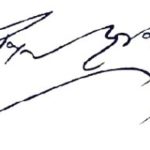 Bhupen Hazarika's Signature