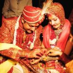 Chitra Tripathi and Atul Agarwal's marriage photo