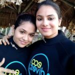 Deblina Chatterjee with her sister Trisha Debarati Chatterjee