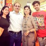 Himansh Kohli with his family