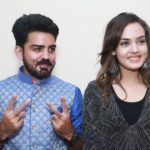 Himanshi Parashar with her brother