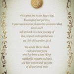 Ginni Chatrath And Kapil Sharma wedding card