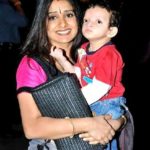 Malavika Avinash with her son Gaalav Yelandur