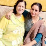 Maleeka R Ghai with her mother