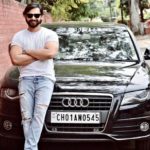 Nav Bajwa with his car
