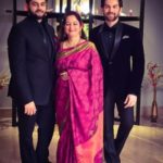 Nitin Mukesh's Wife and Sons