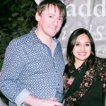 Pia Sukanya with her husband